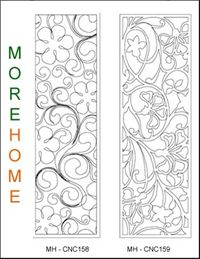 Vách cnc hoa lá 21