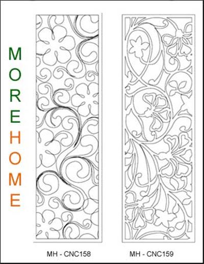 Vách cnc hoa lá 21