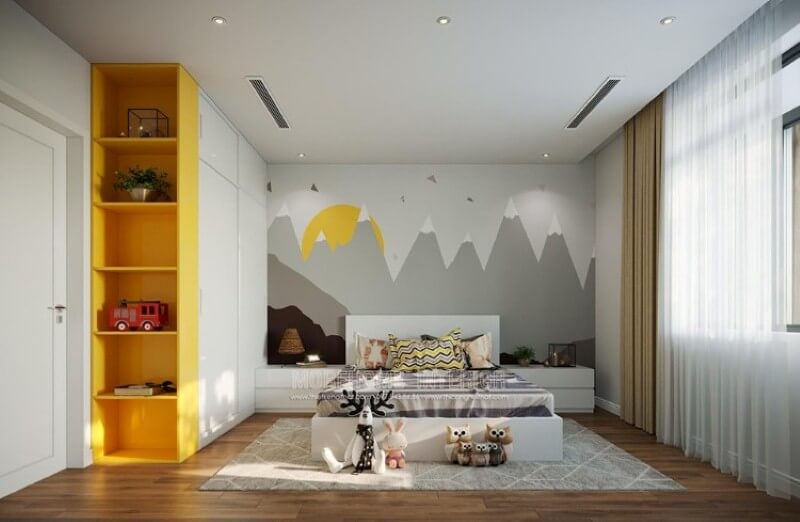 Trang trí nội thất phòng ngủ đáng yêu cho bé Thiết kế chung cư
