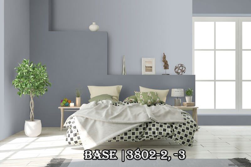 Mẫu giấy dán tường màu ghi đẹp.