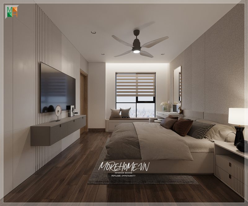 Mang không gian ấm áp và ấn tượng đến với tổ ấm của gia đình bằng những mẫu thiết kế phòng ngủ đẹp sang trọng của Morehome.