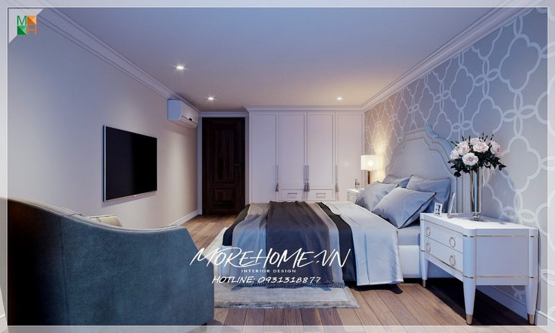 Giấy dán tường tạo điểm nhấn cho không gian 