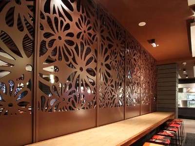 Vách ngăn cnc cho phòng khách hiện đại